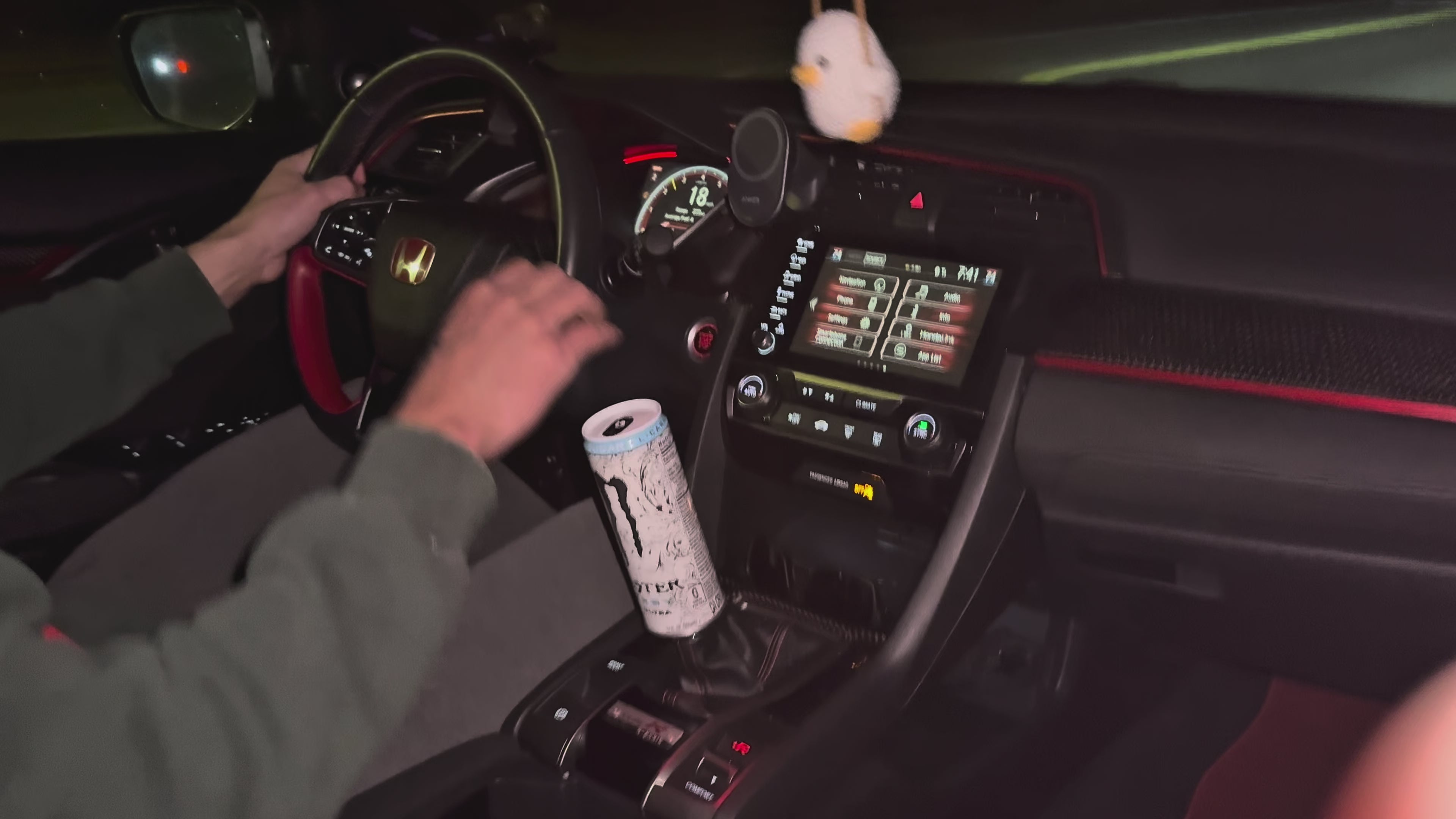 Energy drink shift knob